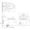 Bàn Cầu TOTO CW823NW/F Một Khối Nắp TC393VS - ảnh 2