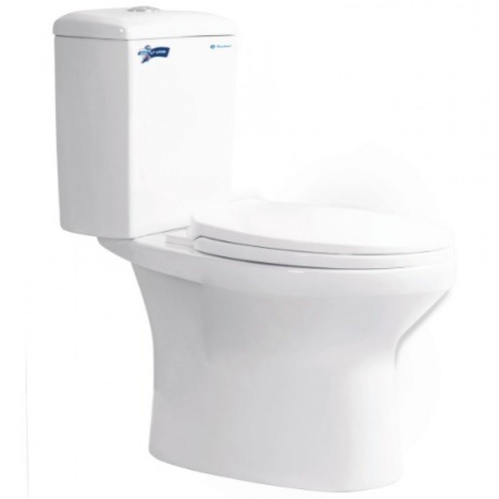 Bồn Cầu Thiên Thanh Sand CD6464 Toilet 2 Khối Xả Nhấn