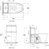 Bồn Cầu AMERICAN STANDARD VF-1808 1 Khối Nắp Êm - ảnh 2