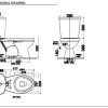 Bồn Cầu AMERICAN STANDARD VF-2397 2 Khối Nắp Thường - ảnh 2