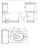 Bồn Cầu AMERICAN STANDARD VF-2781 2 Khối Nắp Êm - ảnh 2