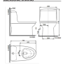 Bồn Cầu AMERICAN STANDARD WP-1830 1 Khối Nắp Êm - ảnh 2