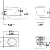 Bồn Cầu AMERICAN STANDARD WP-2131 Treo Tường Nắp Êm - ảnh 2