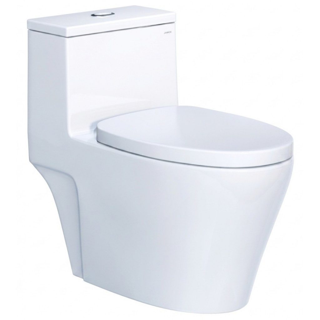 Bồn Cầu CAESAR C1356 (CD1356) 1 Khối Nắp Êm
