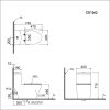 Bồn Cầu CAESAR CD1363 1 Khối Nắp Êm - ảnh 2