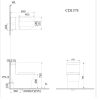 Bồn Cầu CAESAR CD1374 1 Khối Nắp Êm - ảnh 2