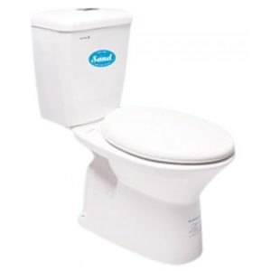 Ảnh công trình thực tế Bồn Cầu Thiên Thanh Sand CD6464 Toilet 2 Khối Xả Nhấn