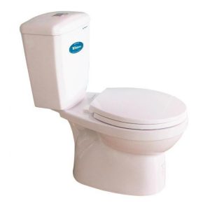 Ảnh công trình thực tế Bồn Cầu Thiên Thanh Waves CD7062 Toilet 2 Khối Xả Nhấn