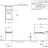 Bồn Cầu COTTO C10147 1 Khối Nắp Êm Xả Gạt - ảnh 2