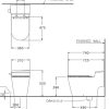 Bồn Cầu COTTO C103347(CV4) 1 Khối Nắp Rửa Điện Tử - ảnh 2