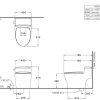 Bồn Cầu COTTO C10357 1 Khối Nắp Êm Xả Gạt - ảnh 2