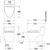 Bồn Cầu COTTO C10527 1 Khối Nắp Êm Xả Gạt - ảnh 2