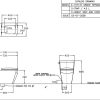Bồn Cầu COTTO C107147 1 Khối Nắp Êm Xả Gạt - ảnh 2