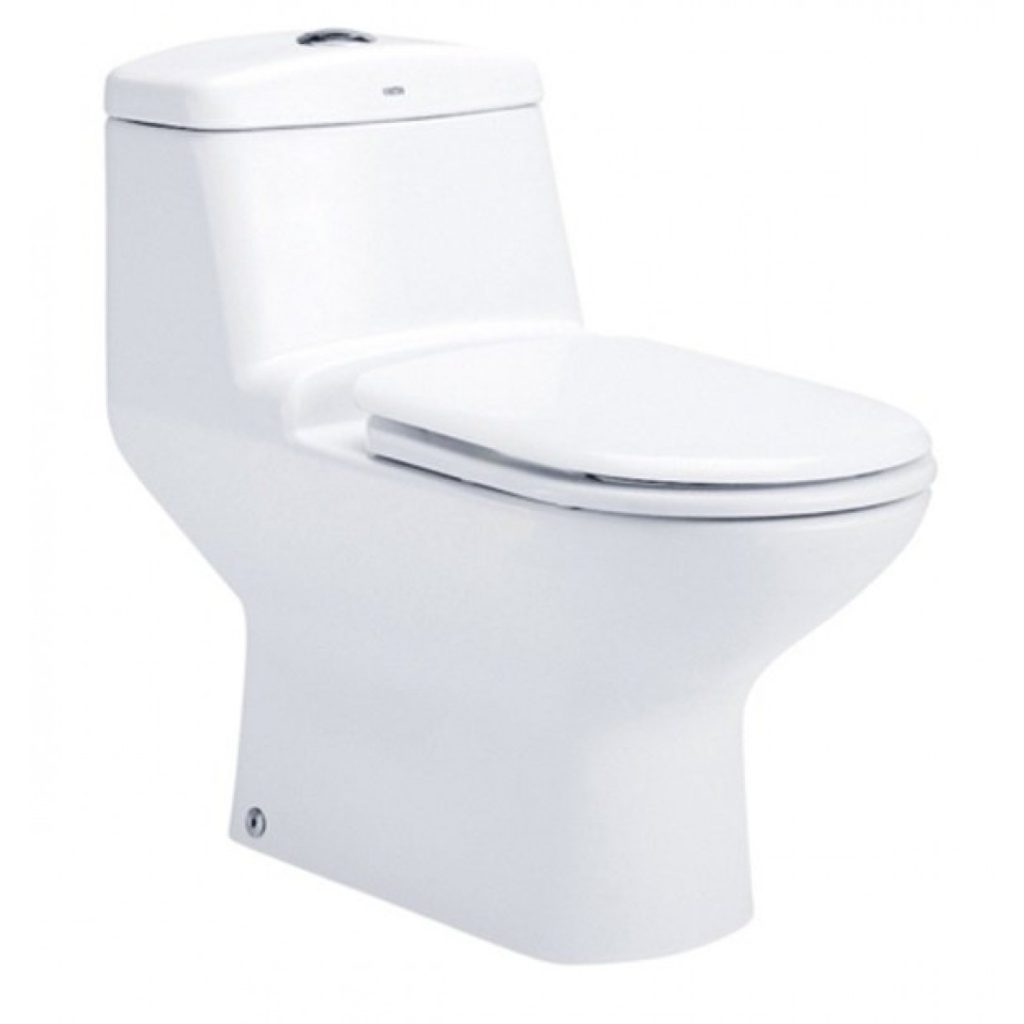 Bồn Cầu COTTO C1111 1 Khối Victor Xả Nhấn