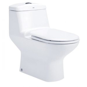 Bồn Cầu COTTO C1111 1 Khối Victor Xả Nhấn