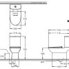 Bồn Cầu COTTO C126207 2 Khối Nắp Êm - ảnh 2