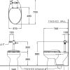 Bồn Cầu COTTO C1320CT457XNS Nắp Êm Kèm Van Xả Trực Tiếp - ảnh 2