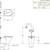 Bồn Cầu COTTO C1322(CN1) Kèm Van Xả Trực Tiếp Cảm Ứng Nắp Rửa Cơ - ảnh 2