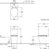Bồn Cầu COTTO C167507(CV7) 2 Khối Nắp Rửa Điện Tử - ảnh 2