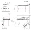 Bồn Cầu Điện Tử AMERICAN STANDARD KP-8310 1 Khối Nắp Êm PLAT - ảnh 3
