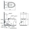 Bồn Cầu Điện Tử TOTO CS325DRW11#W Kèm Nắp Rửa Điện Tử WASHLET Dòng S7 – TCF4911Z (220V) - ảnh 2