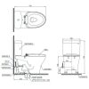 Bồn Cầu Điện Tử TOTO CS769CDRW23 Nắp Rửa Washlet TCF47360GAA S7 Giấu Dây - ảnh 2