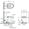 Bồn Cầu Điện Tử TOTO CS818CDW12#XW Kèm Nắp Rửa Điện Tử WASHLET (Loại Giấu Dây) Dòng S7 – TCF4911EZ (220V) - ảnh 2