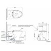 Bồn Cầu Điện Tử TOTO CS838CDW12 Nắp Rửa Washlet Giấu Dây - ảnh 2