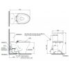 Bồn Cầu Điện Tử TOTO CS838CDW23 Nắp Washlet TCF47360GAA Dòng S7 Giấu Dây - ảnh 2