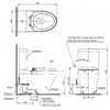 Bồn Cầu Điện Tử TOTO CS948CDW23 Washlet Giấu Dây Nắp TCF47360GAA S7 - ảnh 2