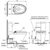 Bồn Cầu Điện Tử TOTO CS948DW7#XW Kèm Nắp Rửa Điện Tử WASHLET Dòng C2 – TCF6631A (220V) - ảnh 2