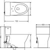Bồn Cầu Điện Tử TOTO MS188VKW16#XW/T53P100VR Kèm Nắp Rửa Điện Tử WASHLET Dòng C2 – TCF23410AAA (220V) - ảnh 2