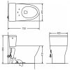 Bồn Cầu Điện Tử TOTO MS188VKW23/T53P100VR Nắp Washlet TCF47360GAA S7