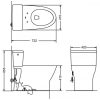 Bồn Cầu Điện Tử TOTO MS188VKW23/T53P100VR Nắp Washlet TCF47360GAA S7 - ảnh 2