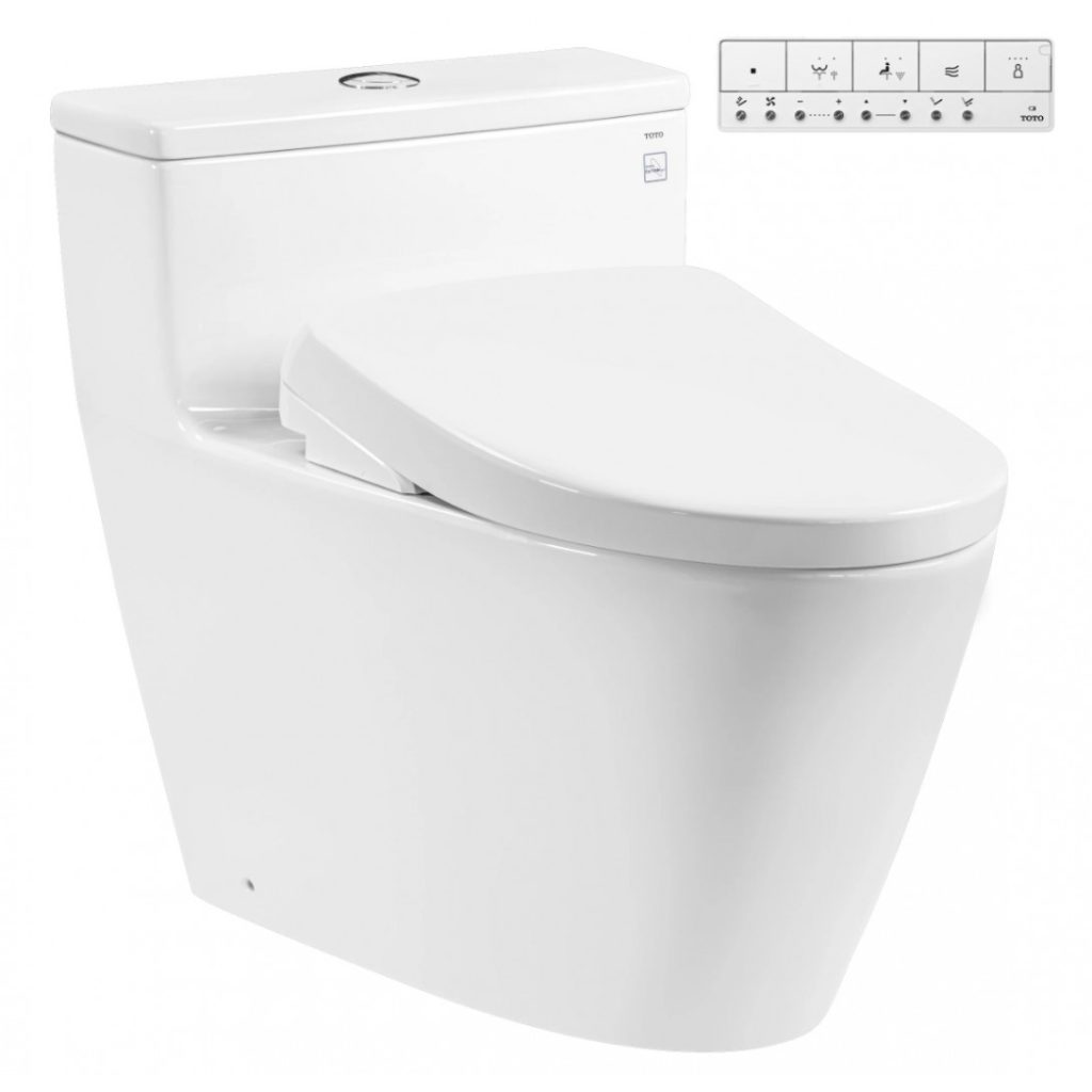 Bồn Cầu Điện Tử TOTO MS625CDW23 Nắp Rửa Washlet TCF47360GAA S7 Giấu Dây