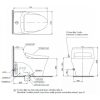 Bồn Cầu Điện Tử TOTO MS823CDRW23 Nắp Washlet TCF47360GAA S7 Giấu Dây - ảnh 2