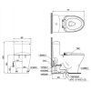 Bồn Cầu Điện Tử TOTO MS889CDRW23 Nắp TCF47360GAA Dòng S7 Tự Động Đóng Mở - ảnh 2