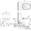 Bồn Cầu Điện Tử TOTO MS889DRW7#XW Kèm Nắp Rửa Điện Tử WASHLET Dòng C2 – TCF6631A (220V) - ảnh 2