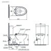 Bồn Cầu Hai Khối TOTO CS325DRT2 Nắp TC393VS - ảnh 2