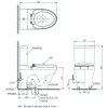Bồn Cầu Hai Khối TOTO CS945DNT8 Nắp TC600VS - ảnh 2
