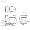 Bồn Cầu Một Khối TOTO MS864T2 (C864) Nắp TC393VS - ảnh 2