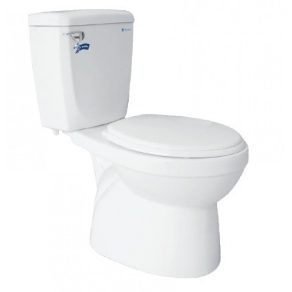 Bồn Cầu Thiên Thanh Waves CD7062G Toilet 2 Khối Xả Gạt