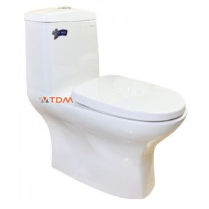 Ảnh công trình thực tế Bồn Cầu Thiên Thanh River CK 69 Toilet 1 Khối Xả Nhấn