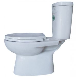 Ảnh công trình thực tế Bồn Cầu Thiên Thanh King CD4829 Toilet 2 Khối Xả Nhấn