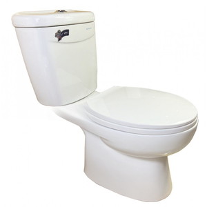 Ảnh công trình thực tế Bồn Cầu Thiên Thanh King CD4829 Toilet 2 Khối Xả Nhấn
