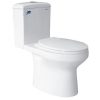 Bồn Cầu Thiên Thanh Peach CD0808 Toilet 2 Khối Xả Nhấn