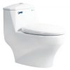 Bồn Cầu Thiên Thanh Plannet CK 38 1 Khối Xả Nhấn