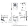 Bản vẽ kỹ thuật bồn cầu thông minh TOTO Neorest RS CS921VT/TCF83410GAA