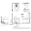Bản vẽ kỹ thuật bồn cầu thông minh TOTO Neorest AS CS921VT/TCF85510GAA