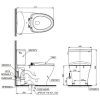 Bồn Cầu TOTO CS767RT10 Nắp Êm TC395VS 2 Khối - ảnh 2